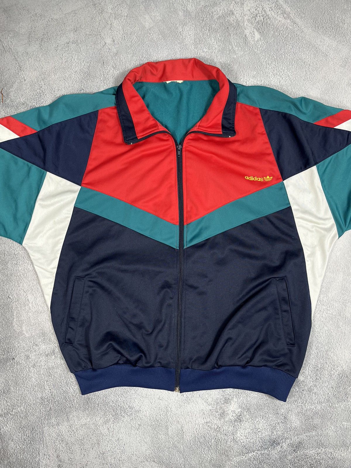 Adidas × Vintage Vintage 90s Adidas windbreaker light jacket size L Size US L / EU 52-54 / 3 - 2 Thumbnail