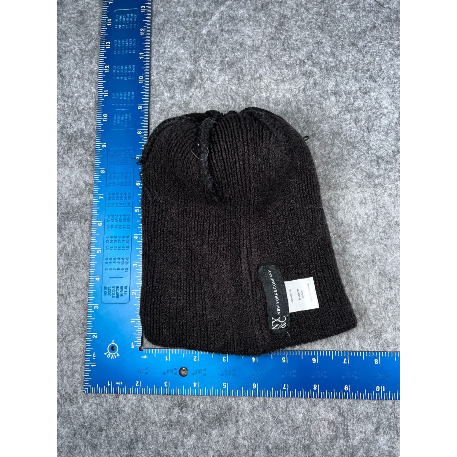 Vintage VINTAGE New York & Company Beanie Hat Women One Size Black Knit Acrylic Outdoor Ski Casual Winter Size ONE SIZE - 6 Thumbnail