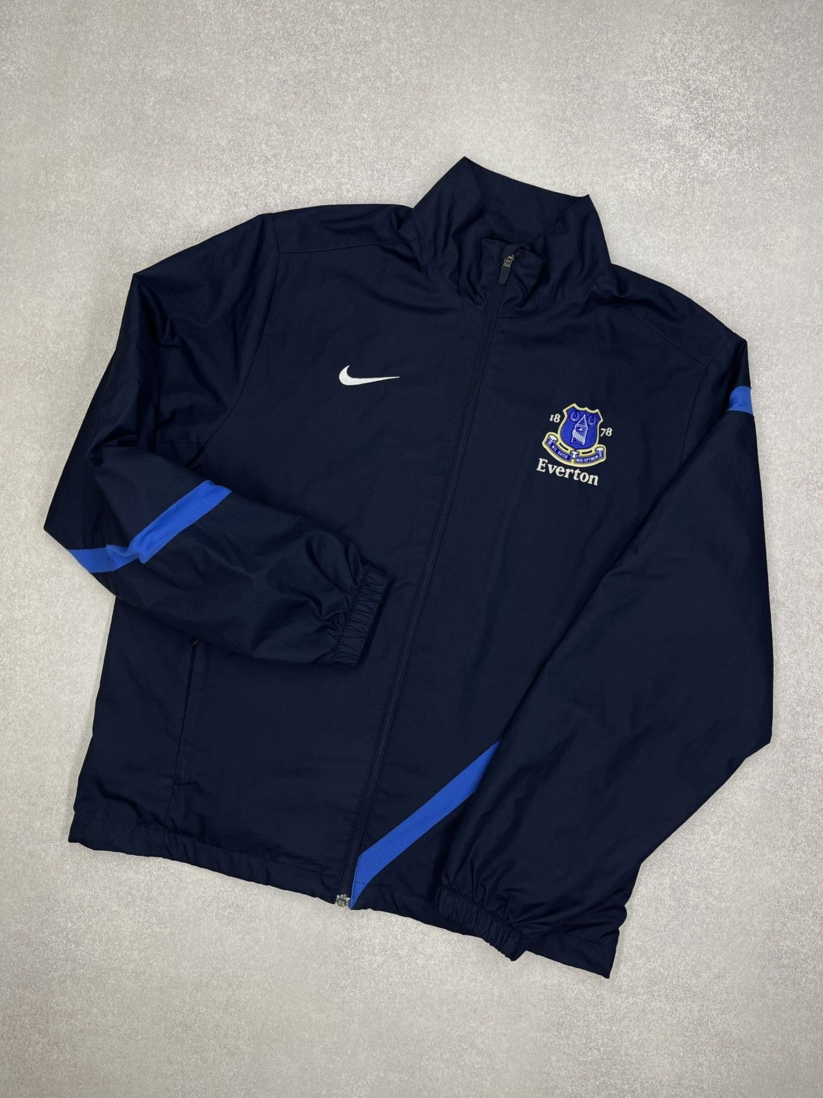 Japanese Brand × Nigo × Nike NIKE X NIGO NAVY VARSITY JACKET | Grailed