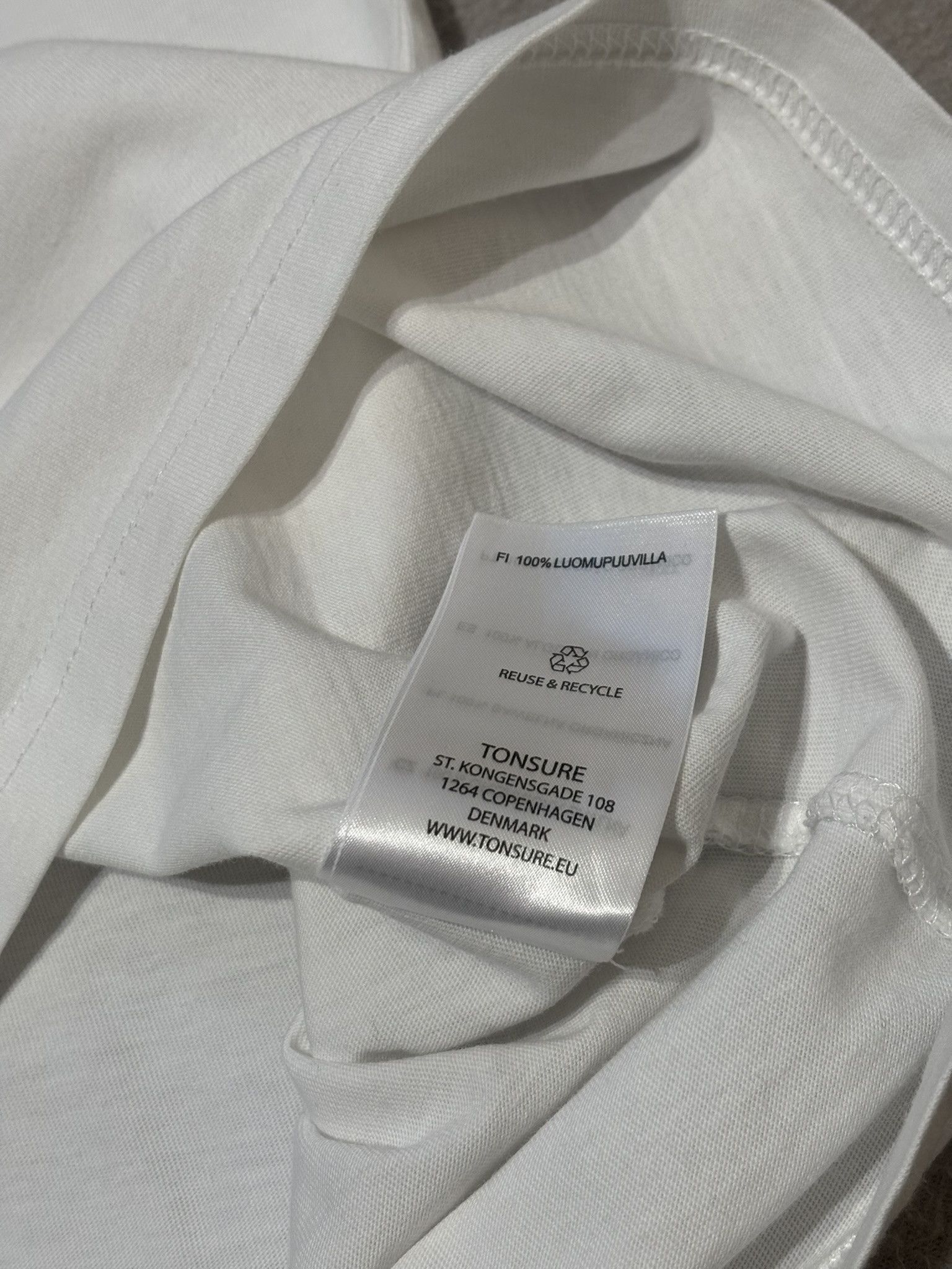 Tonsure Tonsure White T-shirt Size 52 Size US L / EU 52-54 / 3 - 18 Thumbnail
