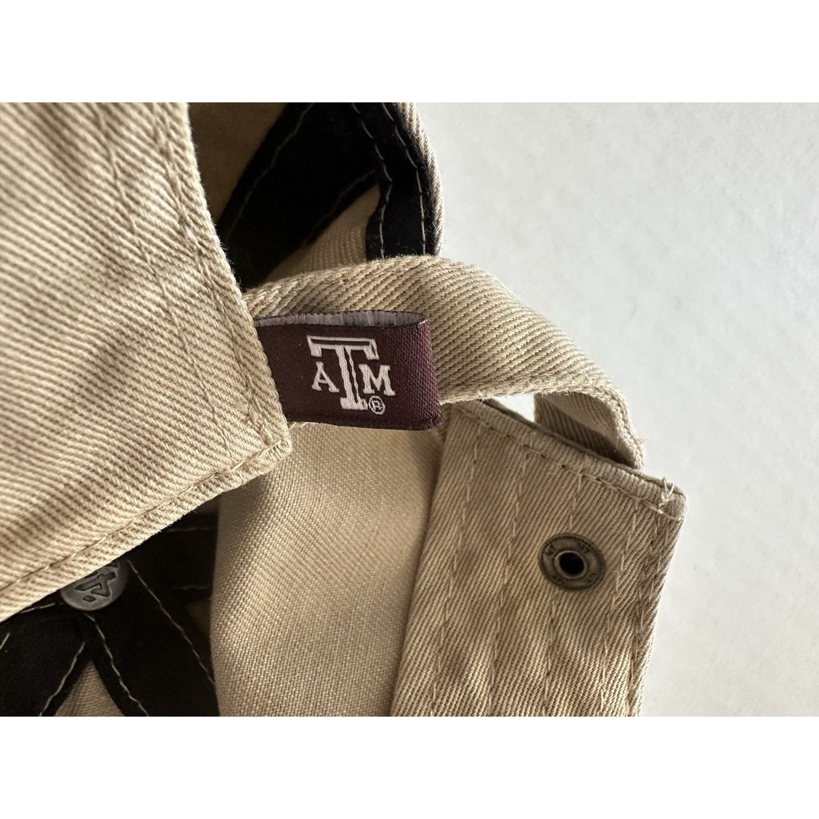 47 Brand 47 Brand Texas A&M Aggies Cap Hat Khaki OSFM Embroidered Size ONE SIZE - 11 Thumbnail