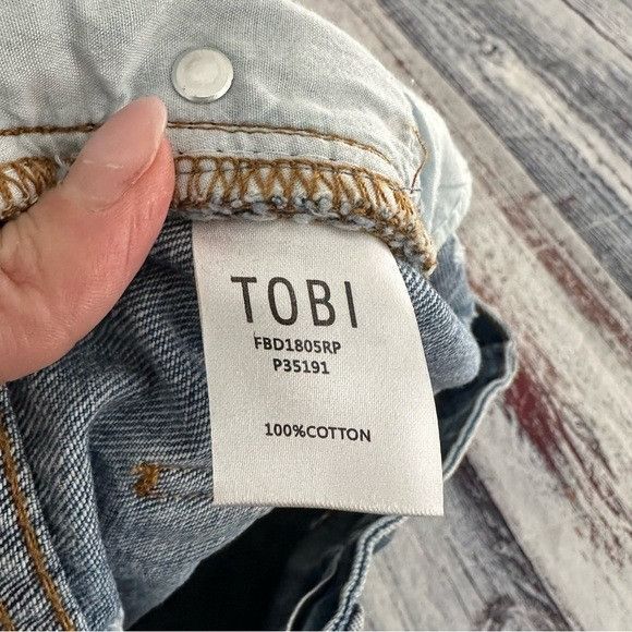 Other TOBI Denim Cut-Off Jean Shorts Size 28" / US 6 / IT 42 - 5 Thumbnail