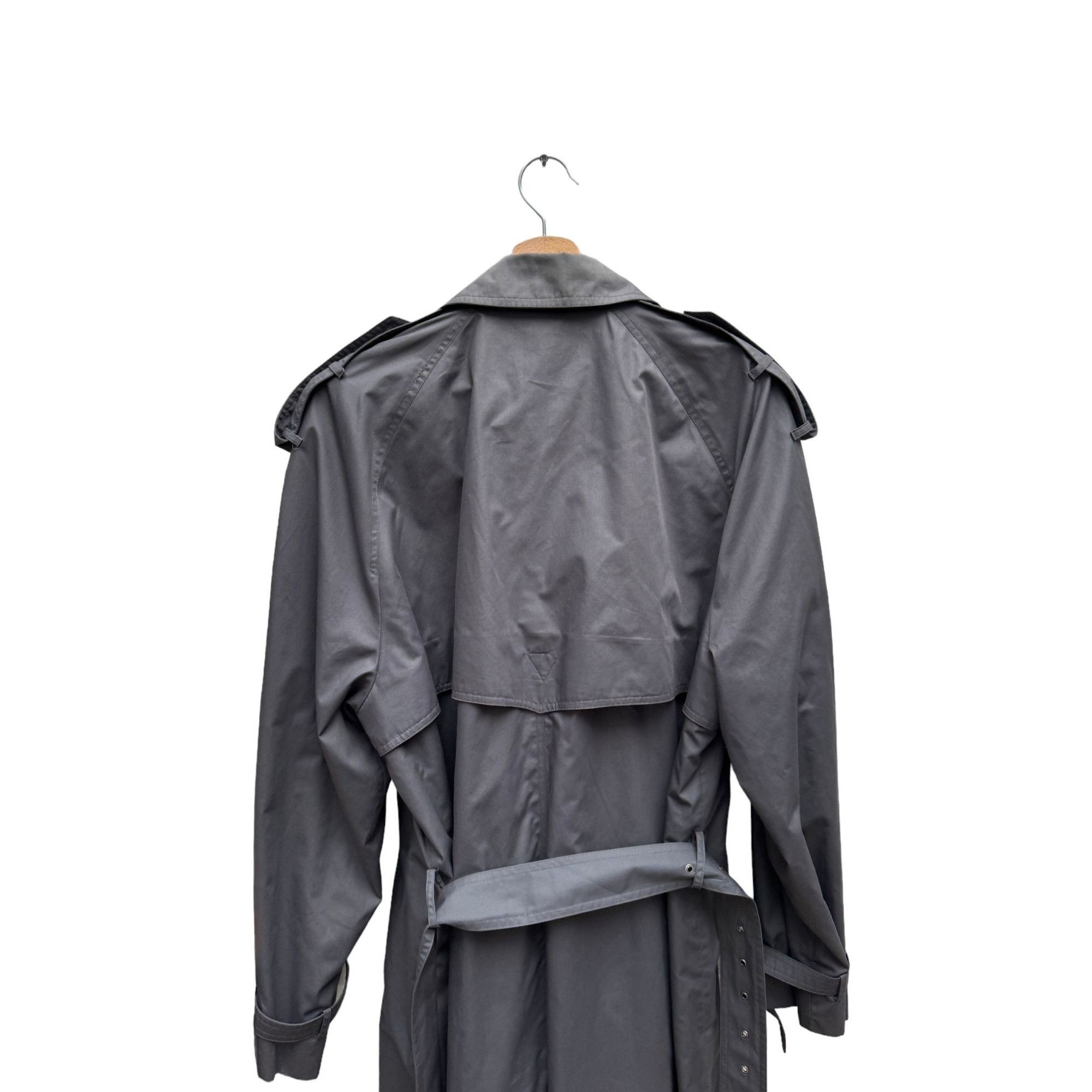 Yves Saint Laurent Vintage Grey Trench Coat Size US M / EU 48-50 / 2 - 7 Thumbnail