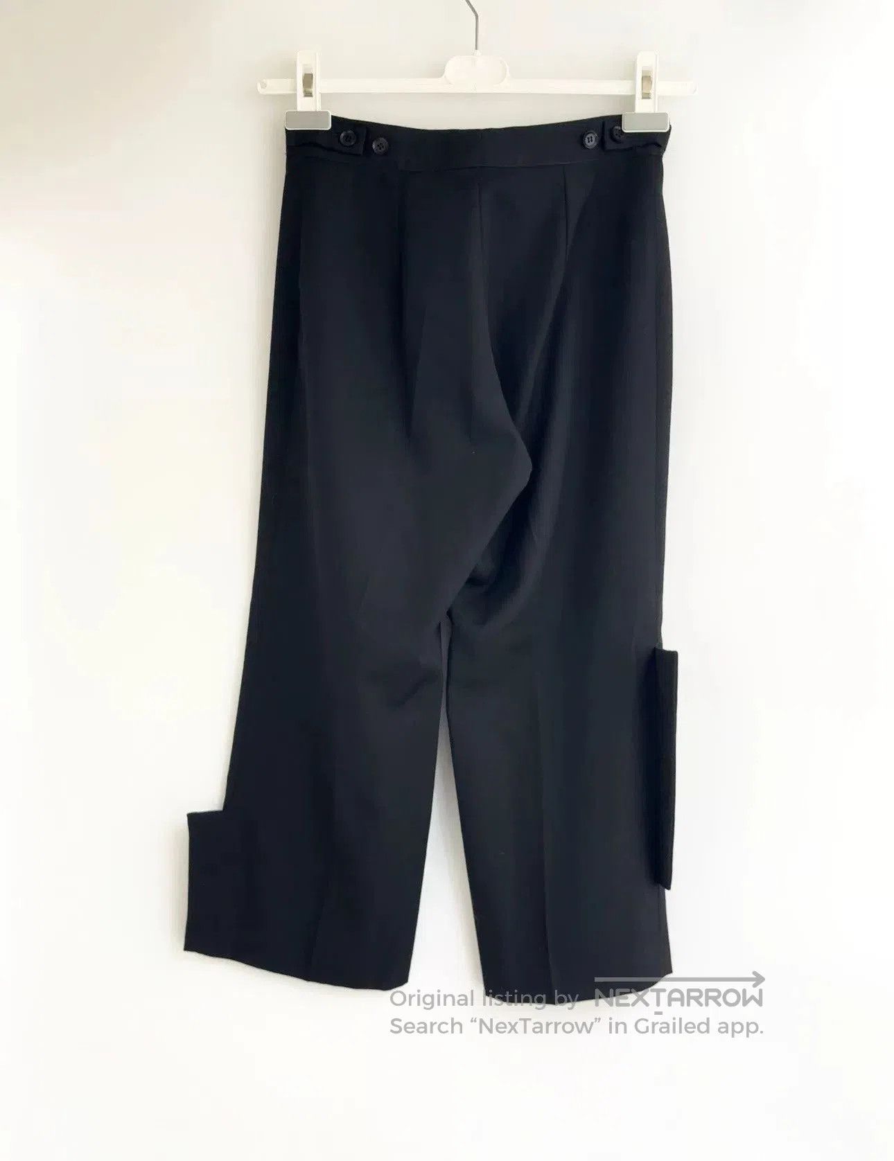 Yohji Yamamoto Yohji Yamamoto Unique Cropped Pants. Size 23" - 3 Thumbnail