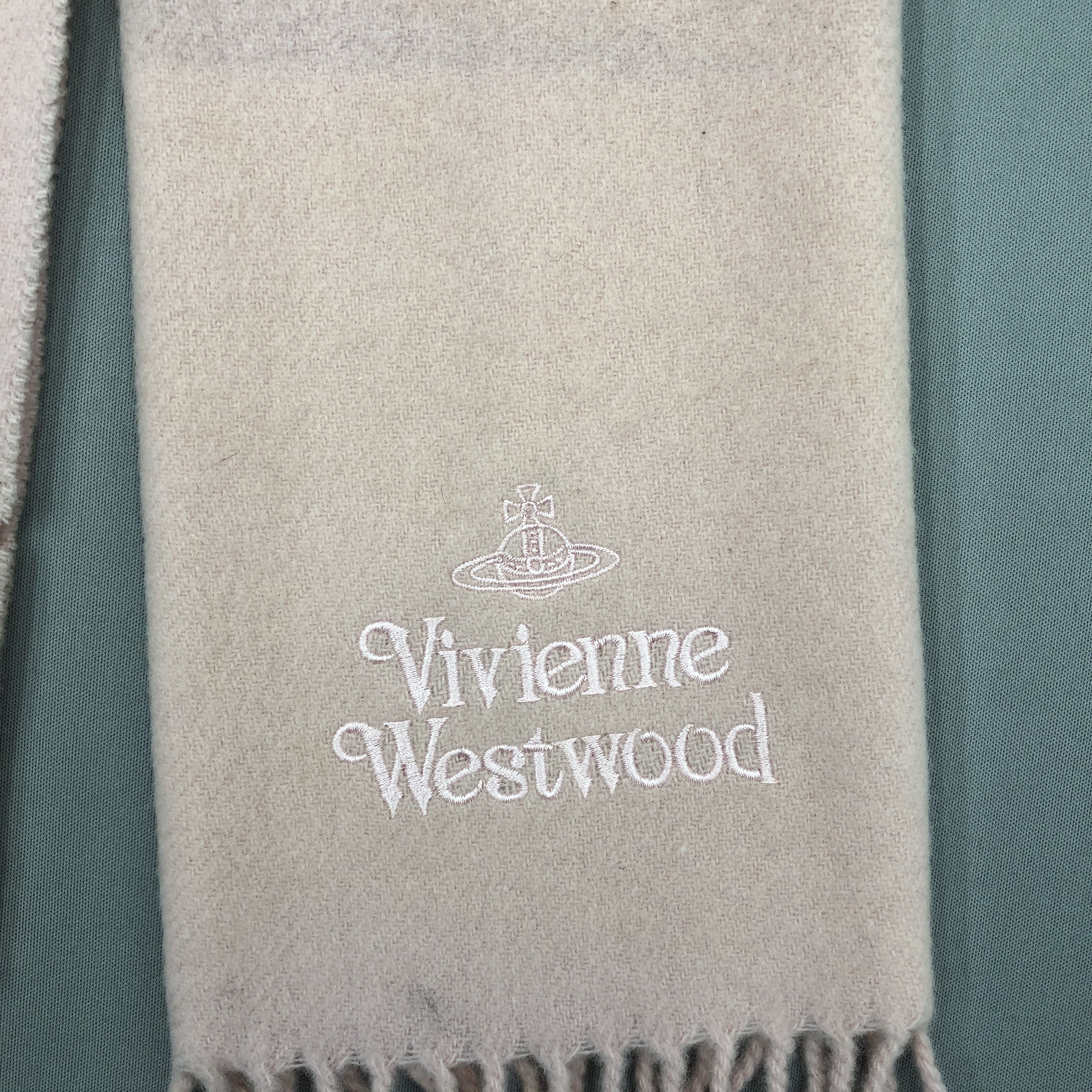 Vivienne Westwood Vintage Vivienne Westwood Scarf Orbs Muffler Wool Scarves Size ONE SIZE - 4 Thumbnail