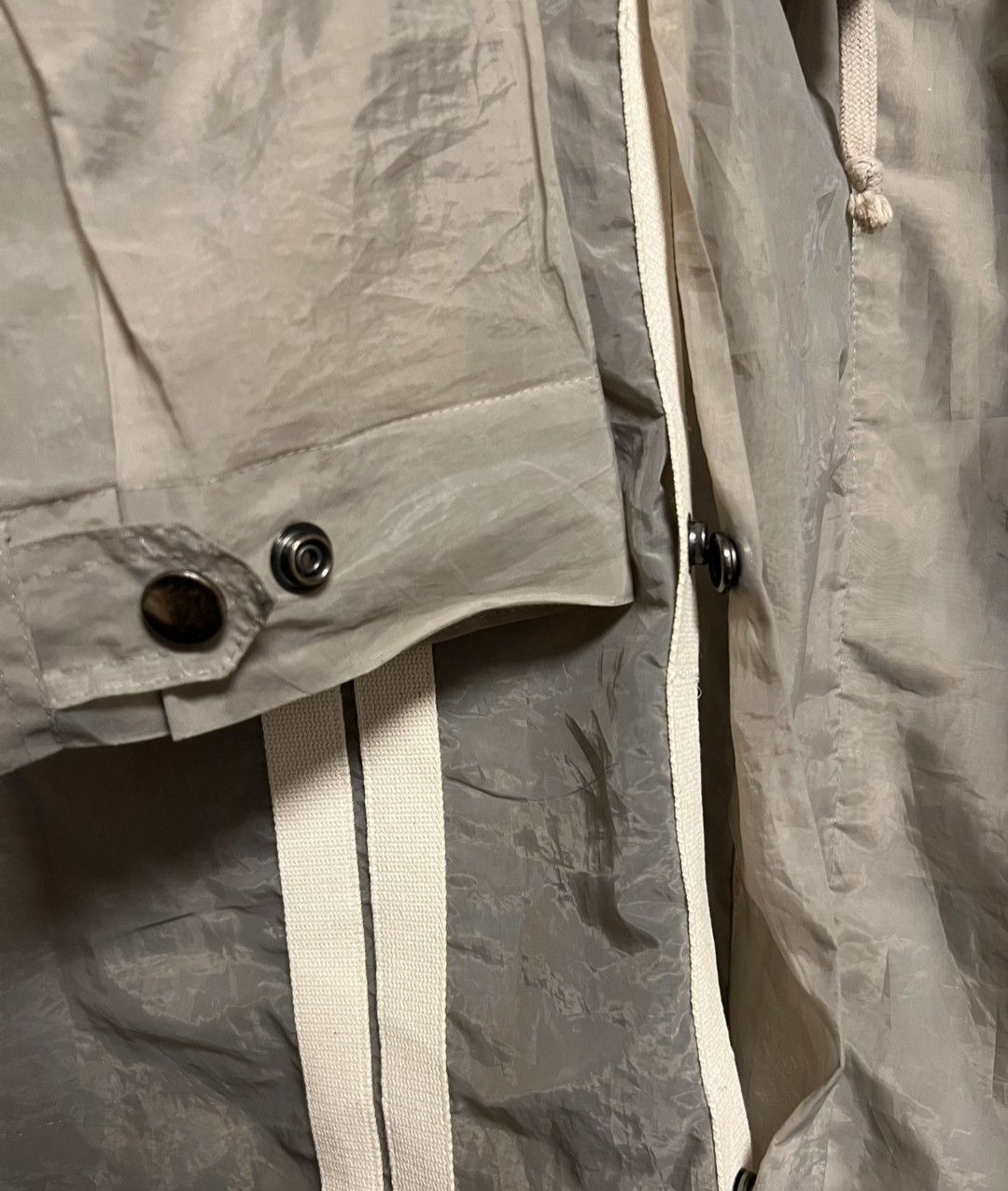 Rick Owens Rick Owens 13ss show sheer webbing fishtail coat Size US M / EU 48-50 / 2 - 7 Thumbnail
