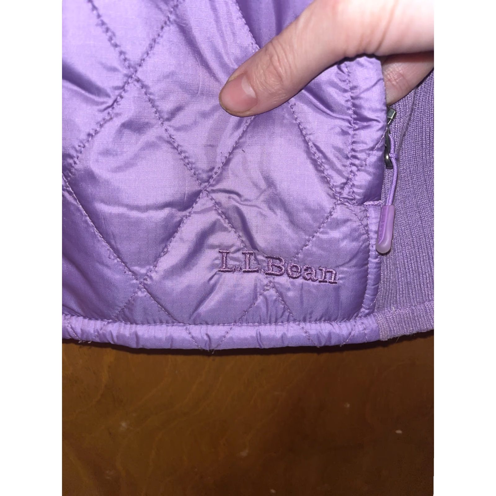Vintage VINTAGE L.L. BEAN WOMENS VEST XS FALL SPRING WINTER Fleece Lined ZIPPER Casual Outdoor Maine Purple Size XS / US 0-2 / IT 36-38 - 5 Thumbnail
