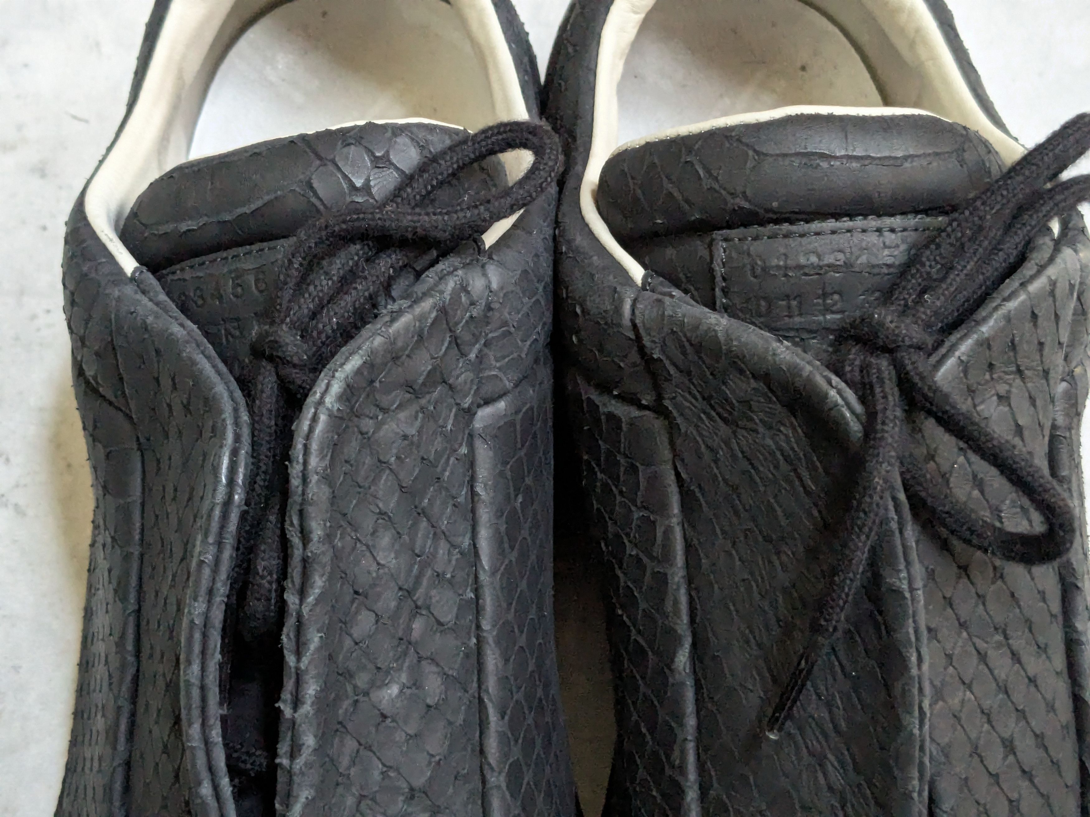 Maison Margiela Maison Margiela Future Black 13 46 Low Tops Snake Leather Size US 13 / EU 46 - 7 Thumbnail