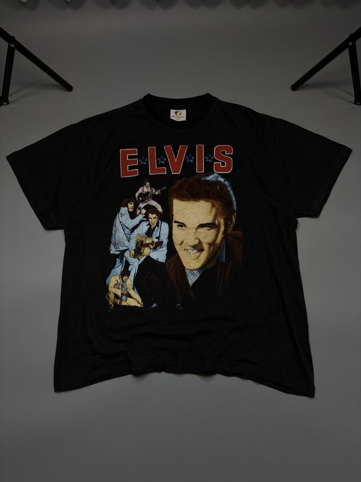 Band Tees Vintage Band Tee 90’s Elvis Presley Portreits Photo T-shirt Size US L / EU 52-54 / 3 - 1 Thumbnail