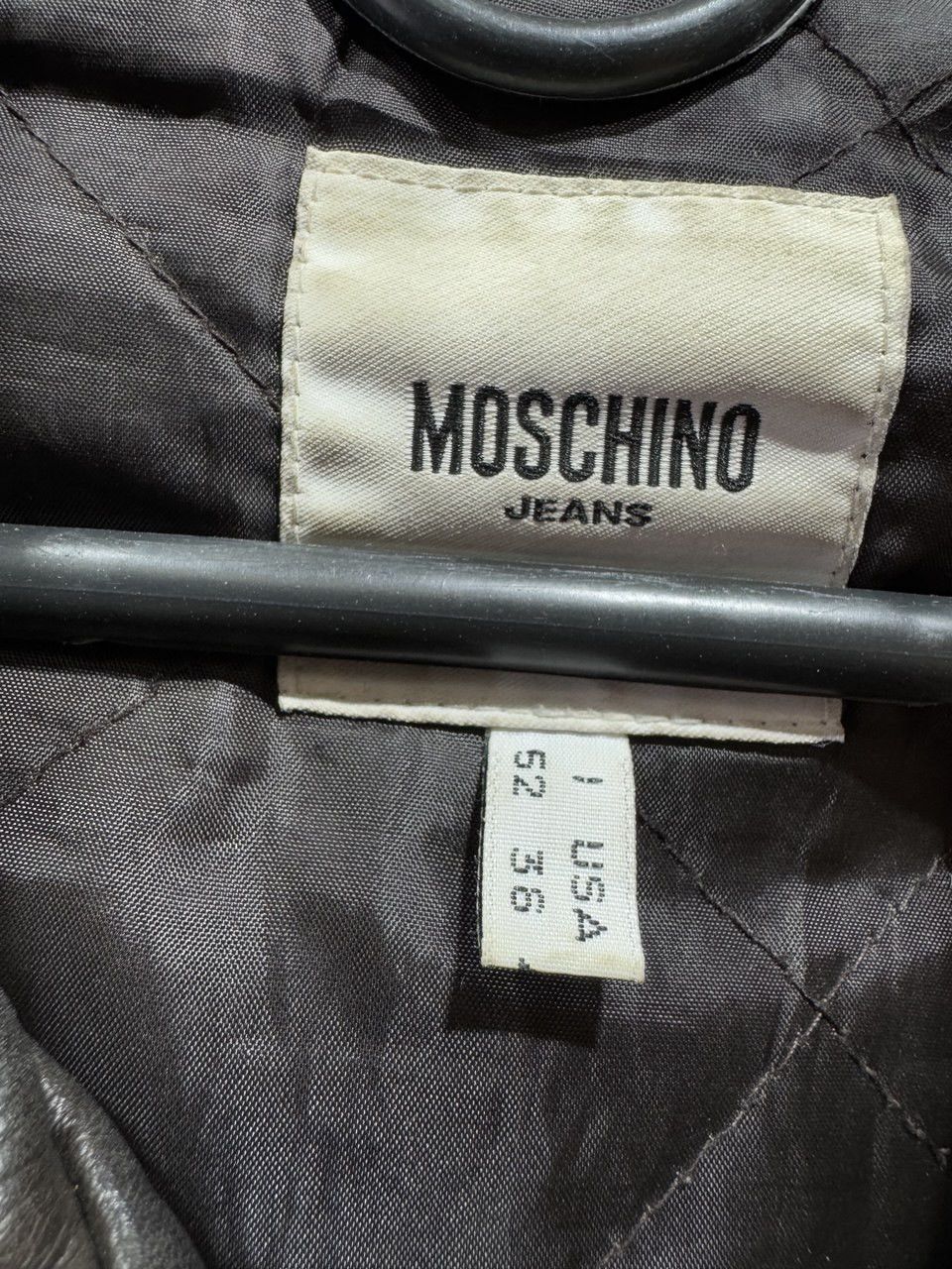 Moschino Moschino jeans leather men’s jacket Brown Biker Size US M / EU 48-50 / 2 - 8 Thumbnail
