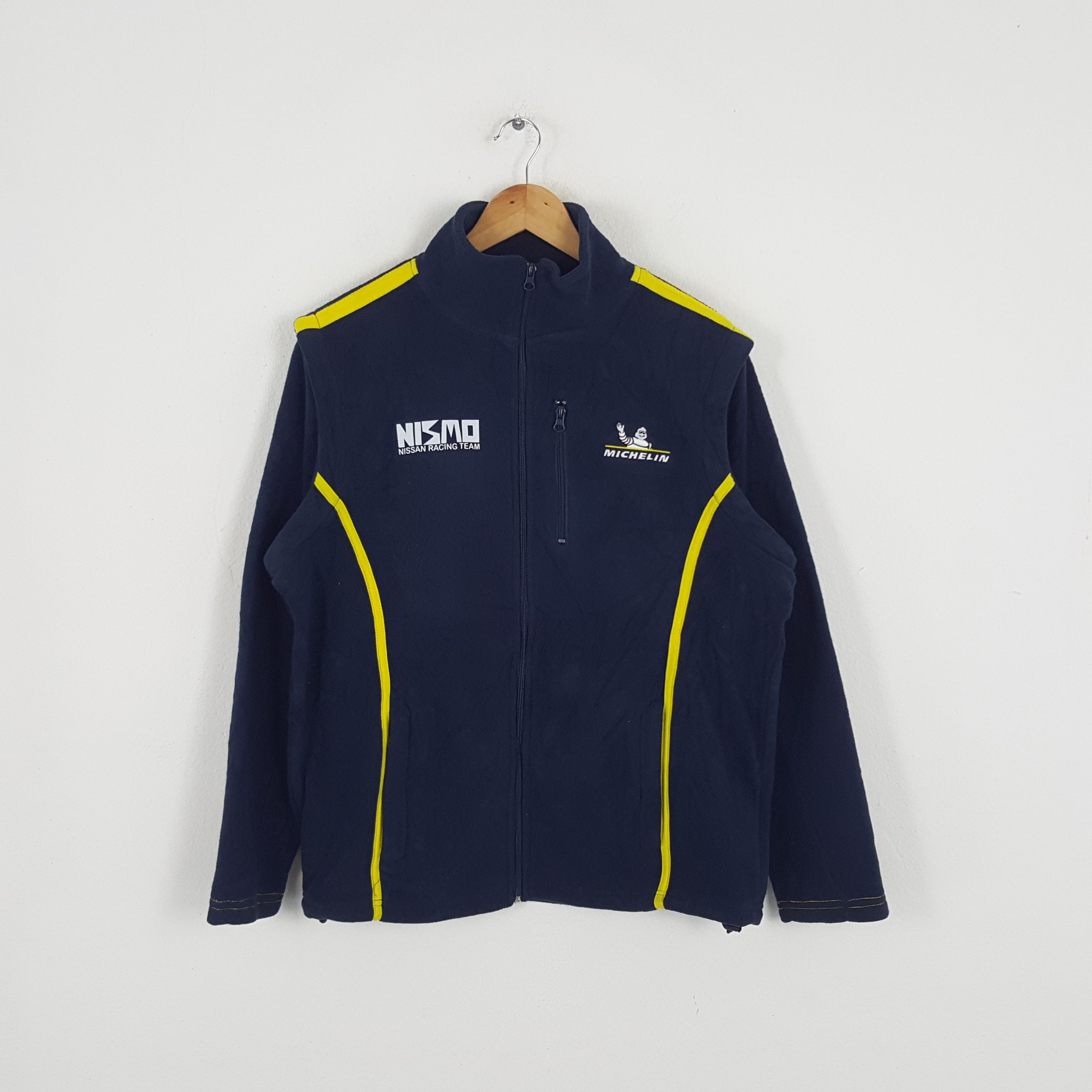 Japanese Brand × Vintage Vintage Michelin Nismo Nissan Racing Team Custom Art Jacket Size US L / EU 52-54 / 3 - 3 Thumbnail