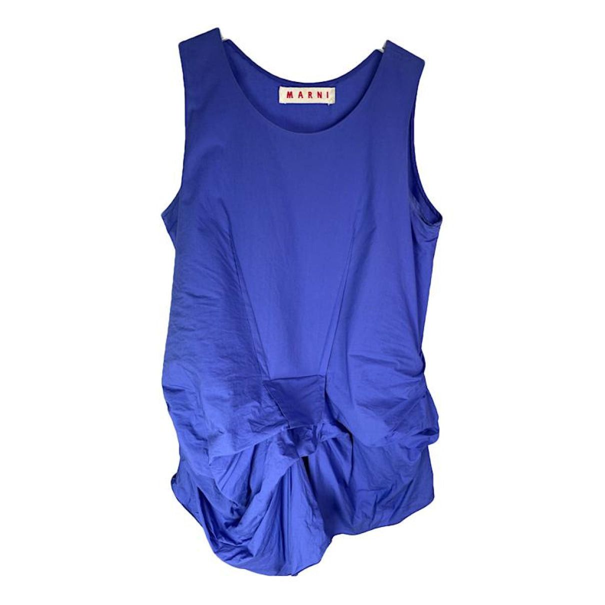 Marni Blue Cotton Top Size M / US 6-8 / IT 42-44 - 1 Thumbnail