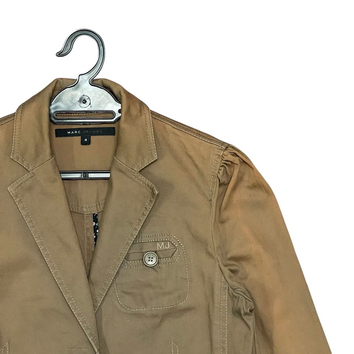 Marc Jacobs Marc Jacobs Y2k Khaki Utility Military Style Blazer Jacket Size XS / US 0-2 / IT 36-38 - 2 Thumbnail