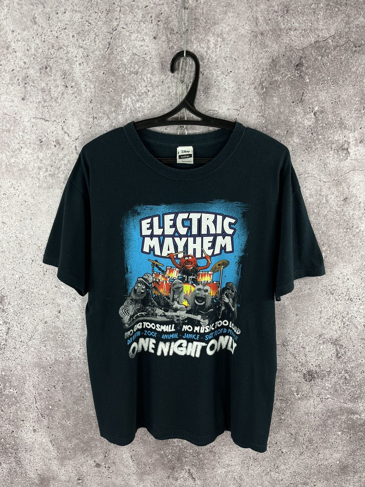 Disney × George × Gildan Vintage 2000s Disney Tee Electric Mayhem “One Night Only” Size US L / EU 52-54 / 3 - 1 Thumbnail