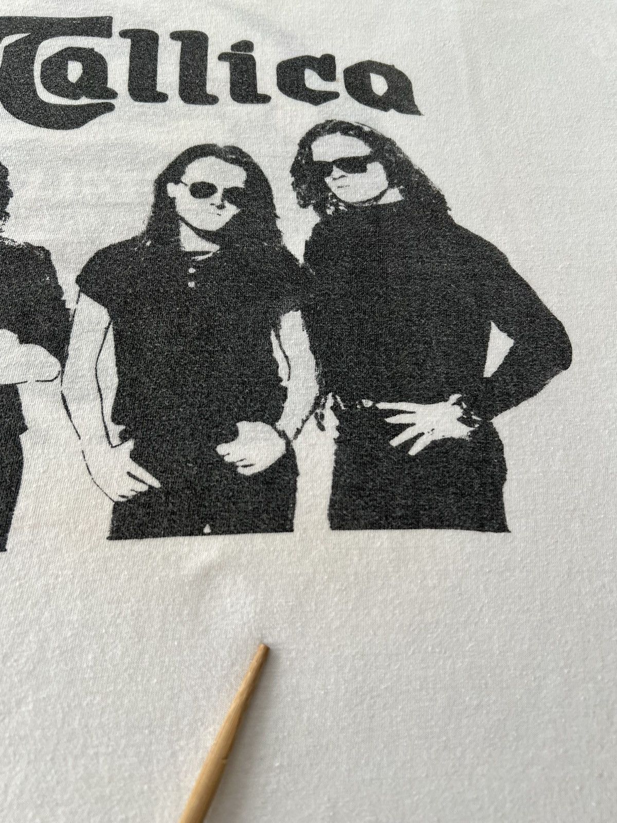 Band Tees Vintage 1993 Metallica Wien Rock Band White T-shirt Size US XL / EU 56 / 4 - 6 Thumbnail