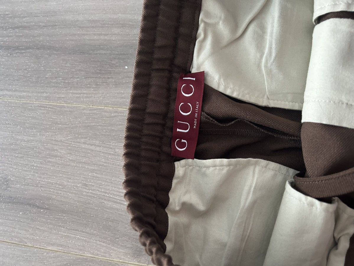 Gucci Gucci stripe-detail cotton trousers Size US 32 / EU 48 - 2 Thumbnail