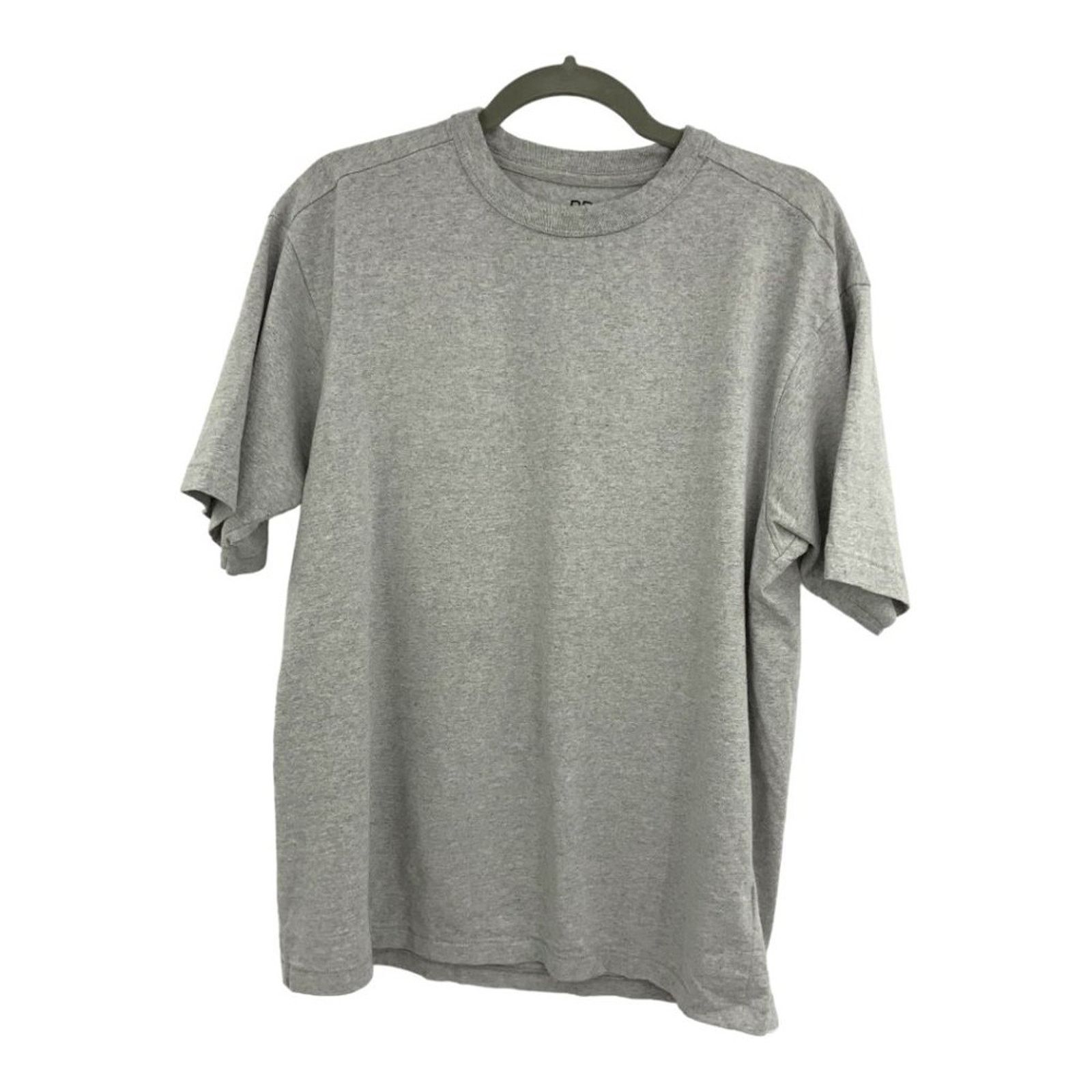 BP. BP 100% Cotton Grey Solid Cotton Crewneck T-Shirt Small Size US S / EU 44-46 / 1 - 2 Thumbnail