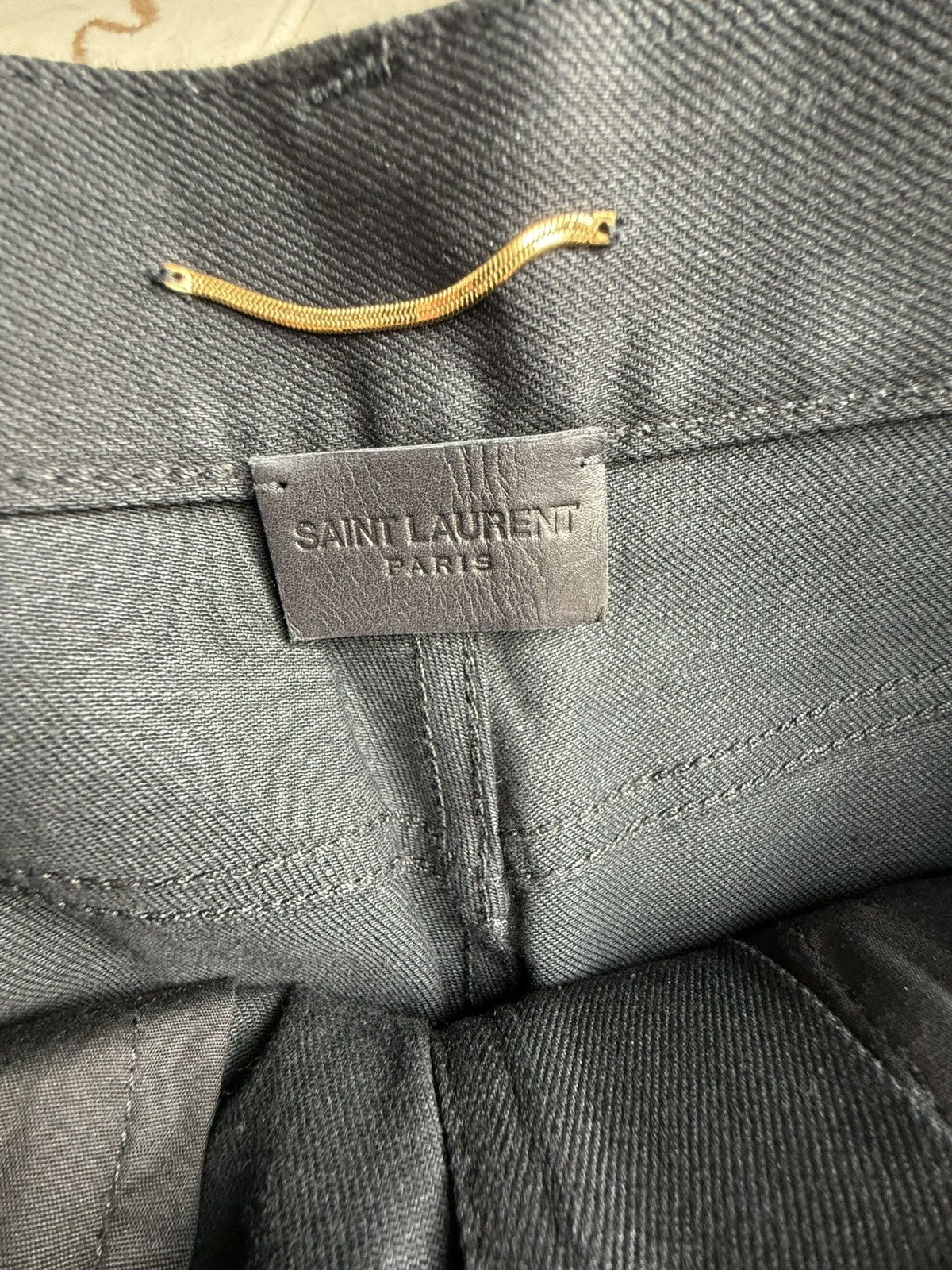 Saint Laurent Paris SS20 Saint Laurent black raw hem shorts 27 Small Size US 27 - 7 Thumbnail