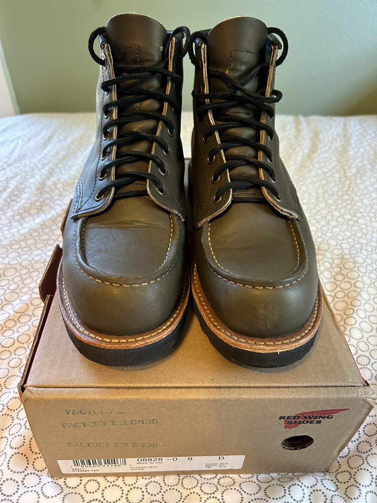 8828] МУЖСКИЕ 6-ДЮЙМОВЫЕ БОТИНКИ RED WING CLASSIC MOC — купить недорого с  доставкой, 20000248