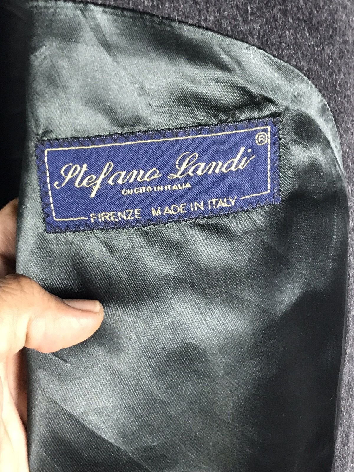Autumn Cashmere ⚡️Vintage Italy Stefana Landi Cashmere Button Long Coat Size US L / EU 52-54 / 3 - 11 Thumbnail