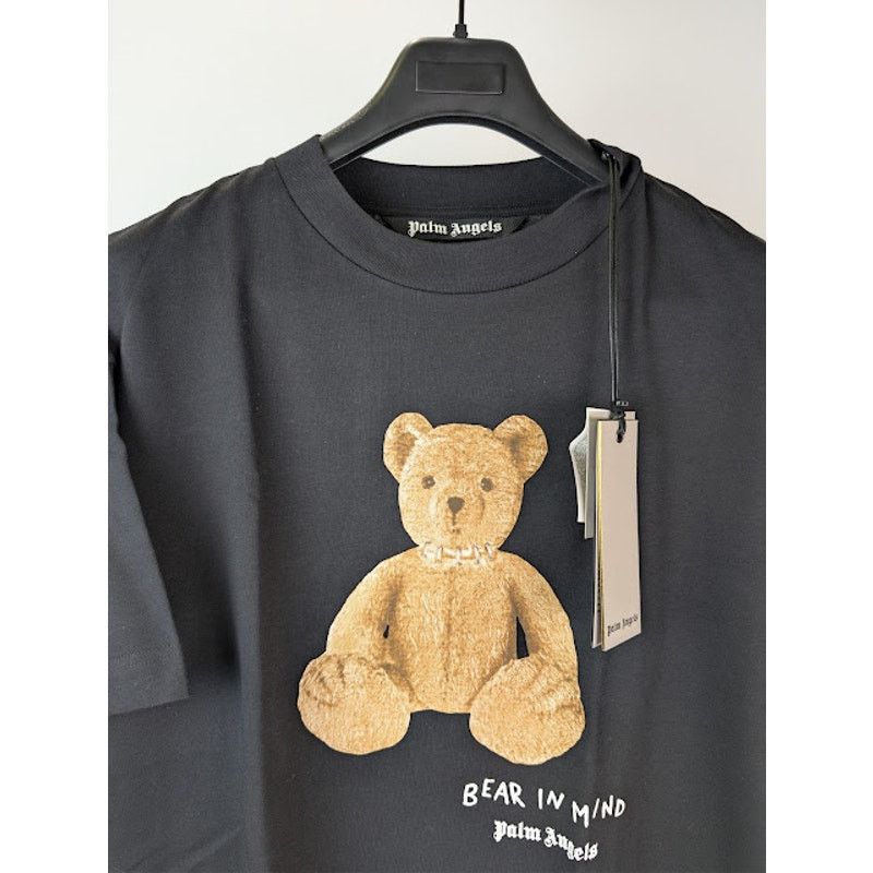 Palm Angels o1rshd1 Bear in Mind Regular T-Shirt in Black / Brown Size US XXL / EU 58 / 5 - 7 Thumbnail