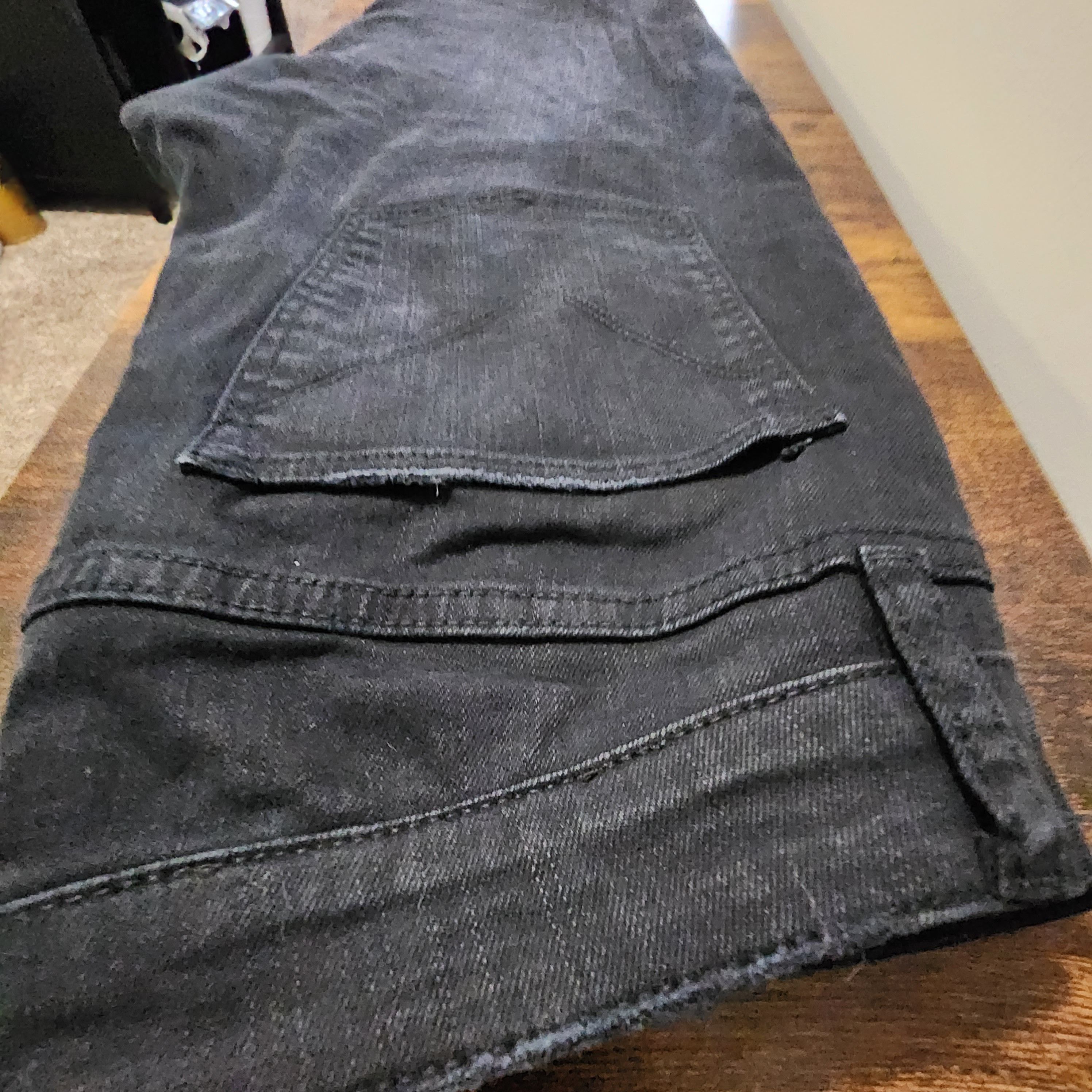 John Varvatos John Varvatos Black Slim Jeans Sashiko Pocket Detail Denim Size US 28 / EU 44 - 2 Thumbnail