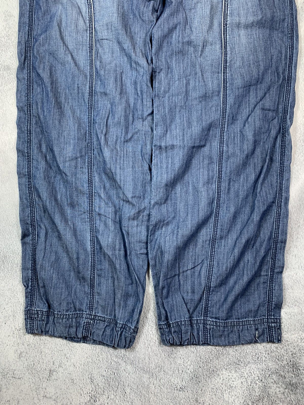 Japanese Brand × Vintage Vintage Y2K Japanese wide jnco pants streetwear style size29 Size 29" - 7 Thumbnail