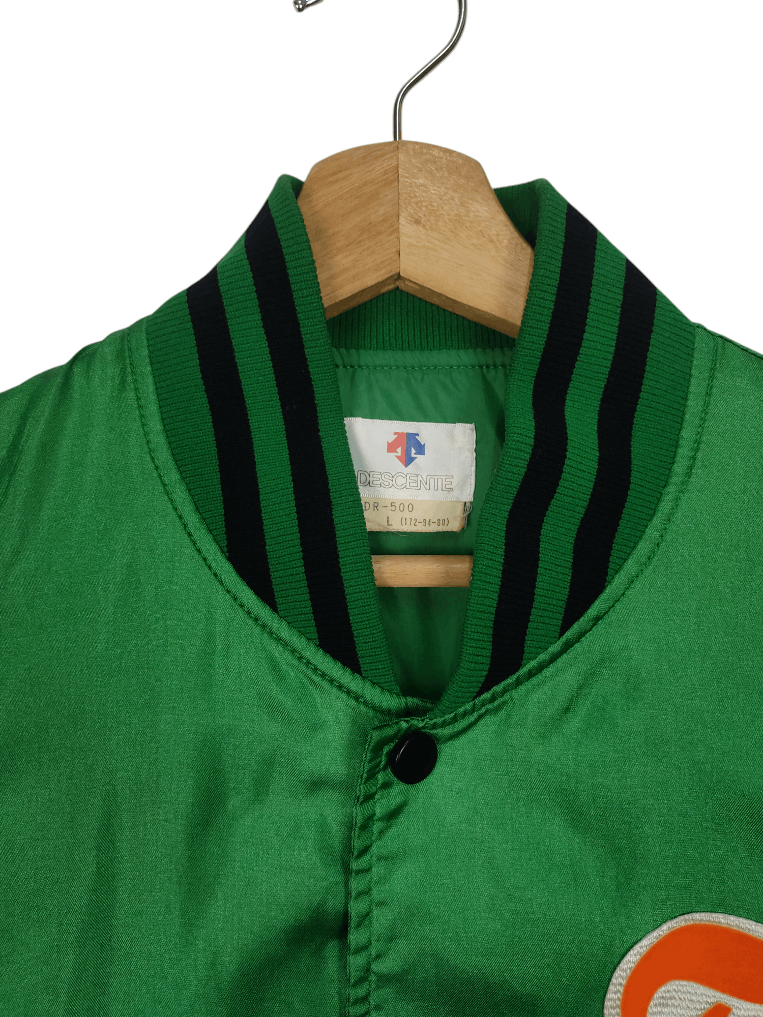 Descente × Japanese Brand × Vintage Vintage 80's Descente Nylon Varsity Jacket Size US L / EU 52-54 / 3 - 4 Thumbnail