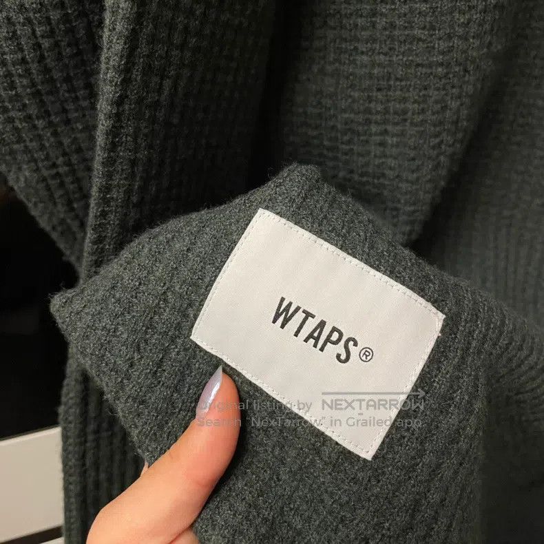 Wtaps Wtaps Waffle knit sweater green Size US M / EU 48-50 / 2 - 5 Thumbnail