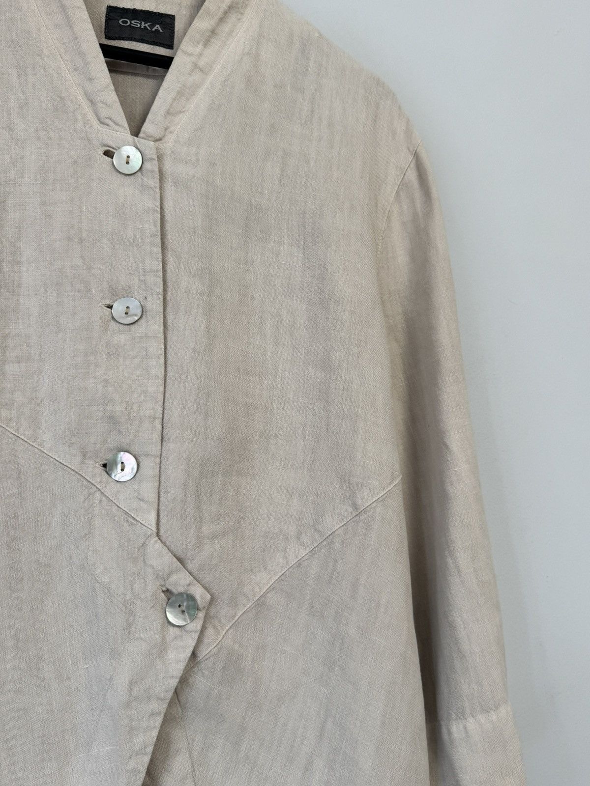 OSKA Oska Vintage Linen Beige Jacket, Size 2 Women’s Size XS / US 0-2 / IT 36-38 - 3 Thumbnail