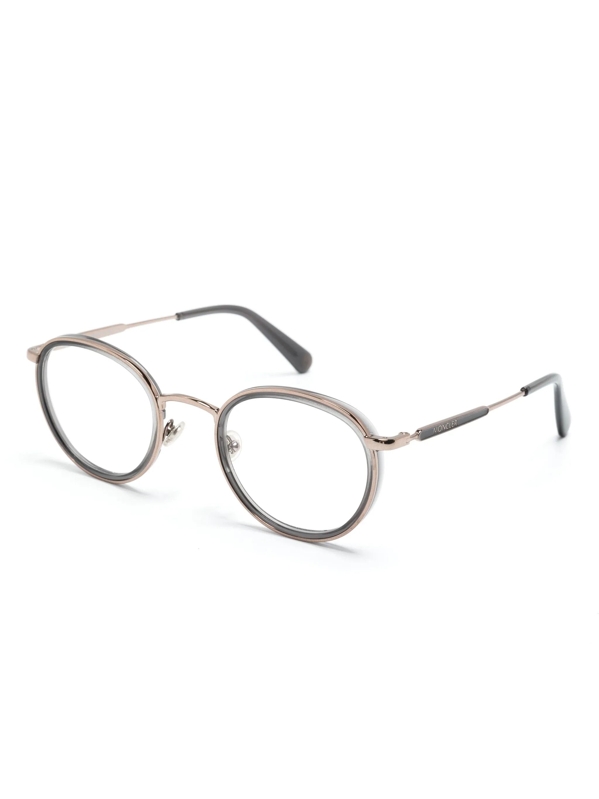 Moncler o1y0225 Size : OS / 49 mm Eyeglass Frame in Gold/Grey Size ONE SIZE - 2 Thumbnail
