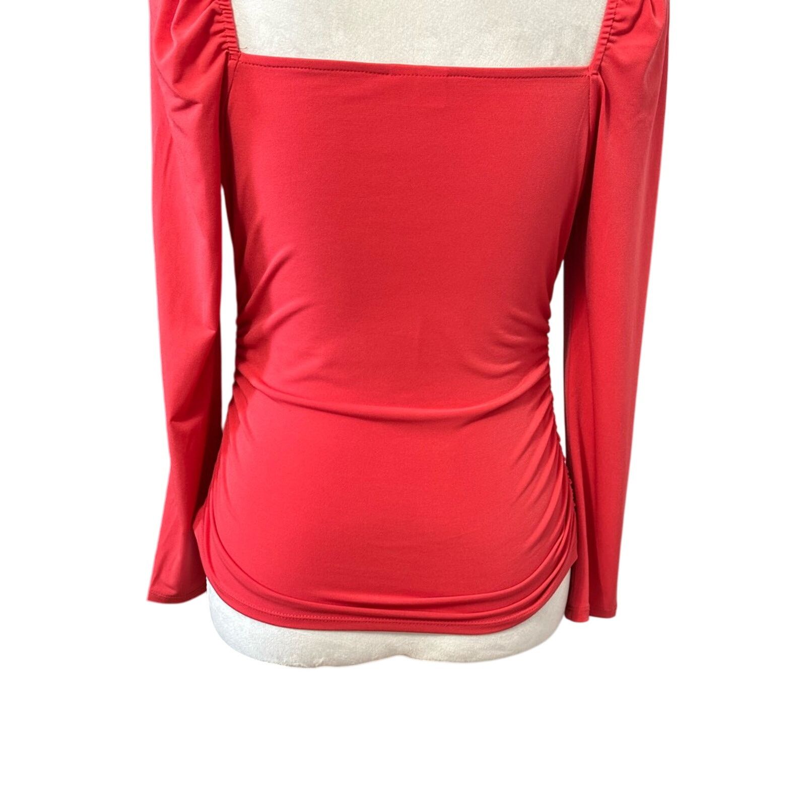 Other Abound Top Full Sleeve Stretchable Ruched Details Red M NWOT Size M / US 6-8 / IT 42-44 - 7 Thumbnail