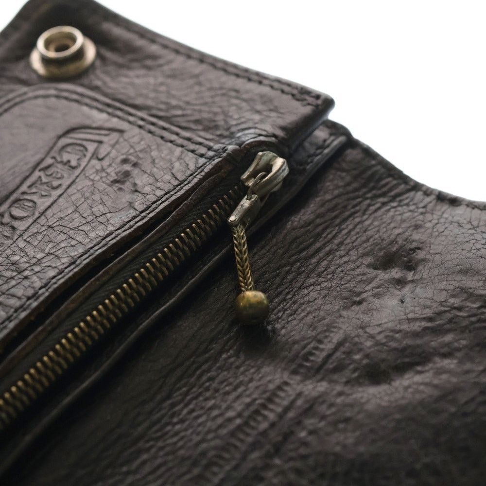 Chrome Hearts Chrome Hearts 1ZIP Leather Wallet with Cross Patch Size ONE SIZE - 5 Thumbnail