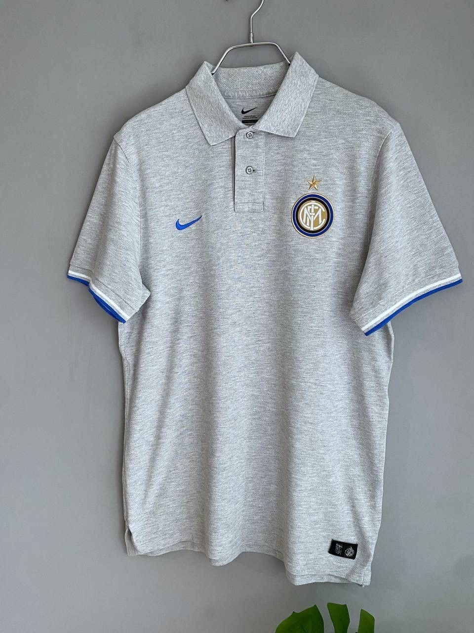 Nike Nike Inter Milan FC Football Gray Polo T-Shirt, Size L Size US L / EU 52-54 / 3 - 2 Thumbnail