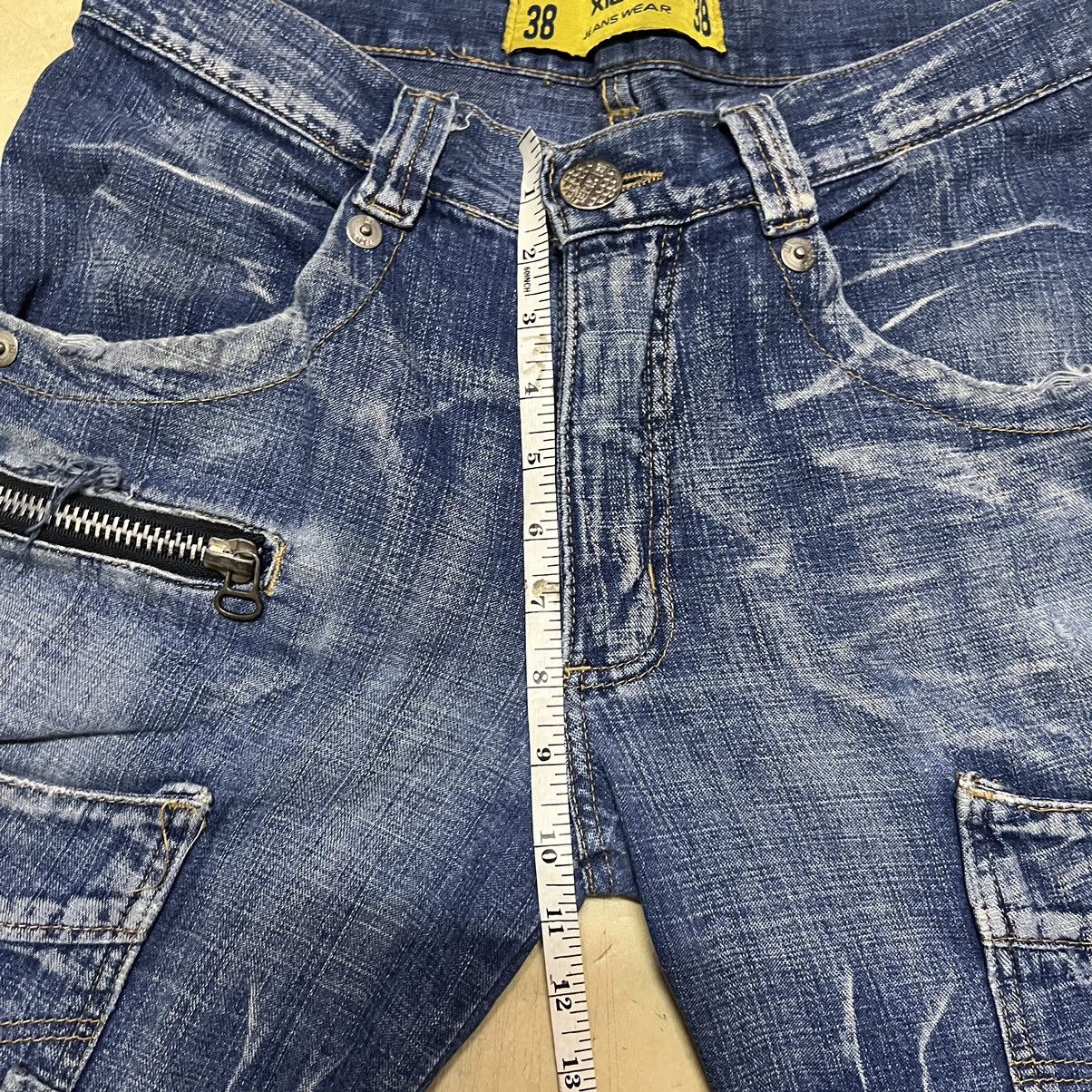 Japanese Brand Japanese Brand Multipockets Distressed Style Denim Jeans Size US 35 - 11 Thumbnail