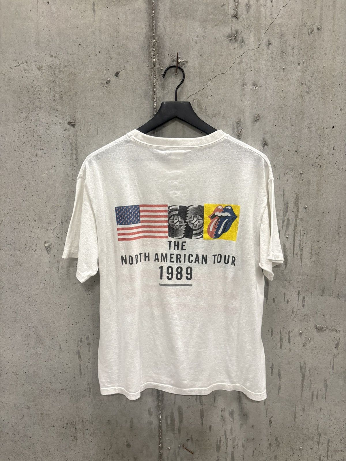 Band Tees Vintage Rolling Stones Shirt Thrashed Faded Distressed Grung Size US L / EU 52-54 / 3 - 3 Thumbnail