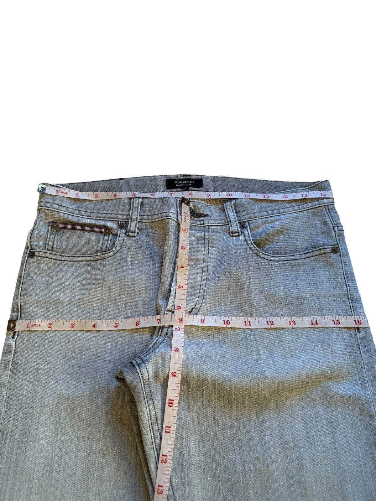 Burberry Vintage Burberry Distressed Grey Jeans Size US 31 - 13 Thumbnail
