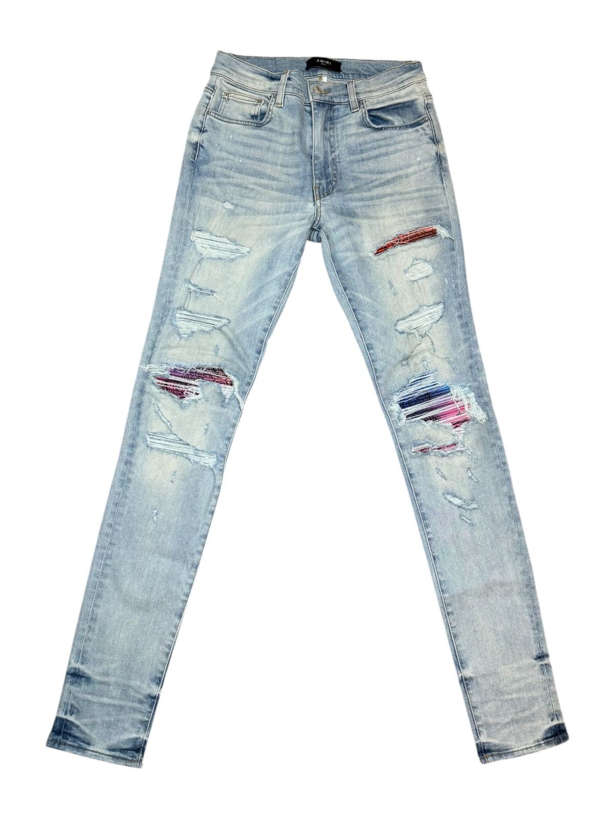 Amiri Rainbow Jeans | Grailed