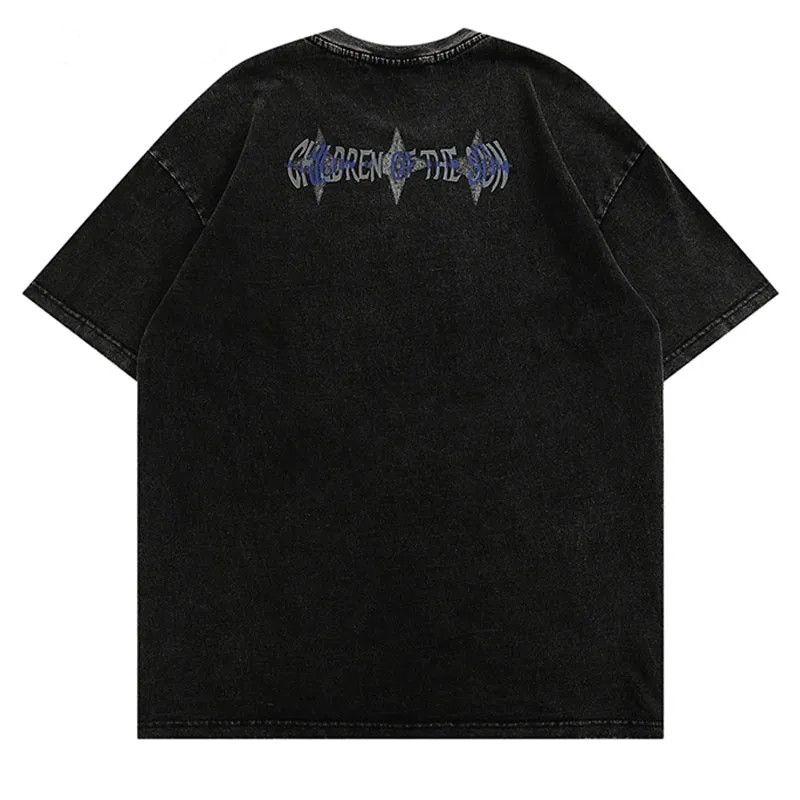 Japanese Brand Character Shadow Graphic T-Shirt Size US XL / EU 56 / 4 - 2 Thumbnail
