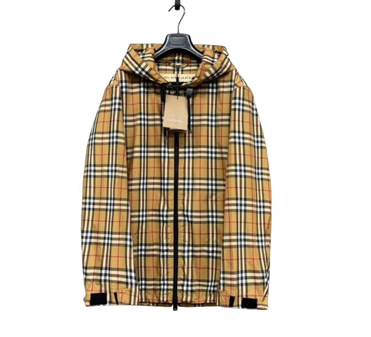 Burberry Burberry Vintage Check Hooded Windbreaker Jacket 54 Size US L / EU 52-54 / 3 - 1 Thumbnail