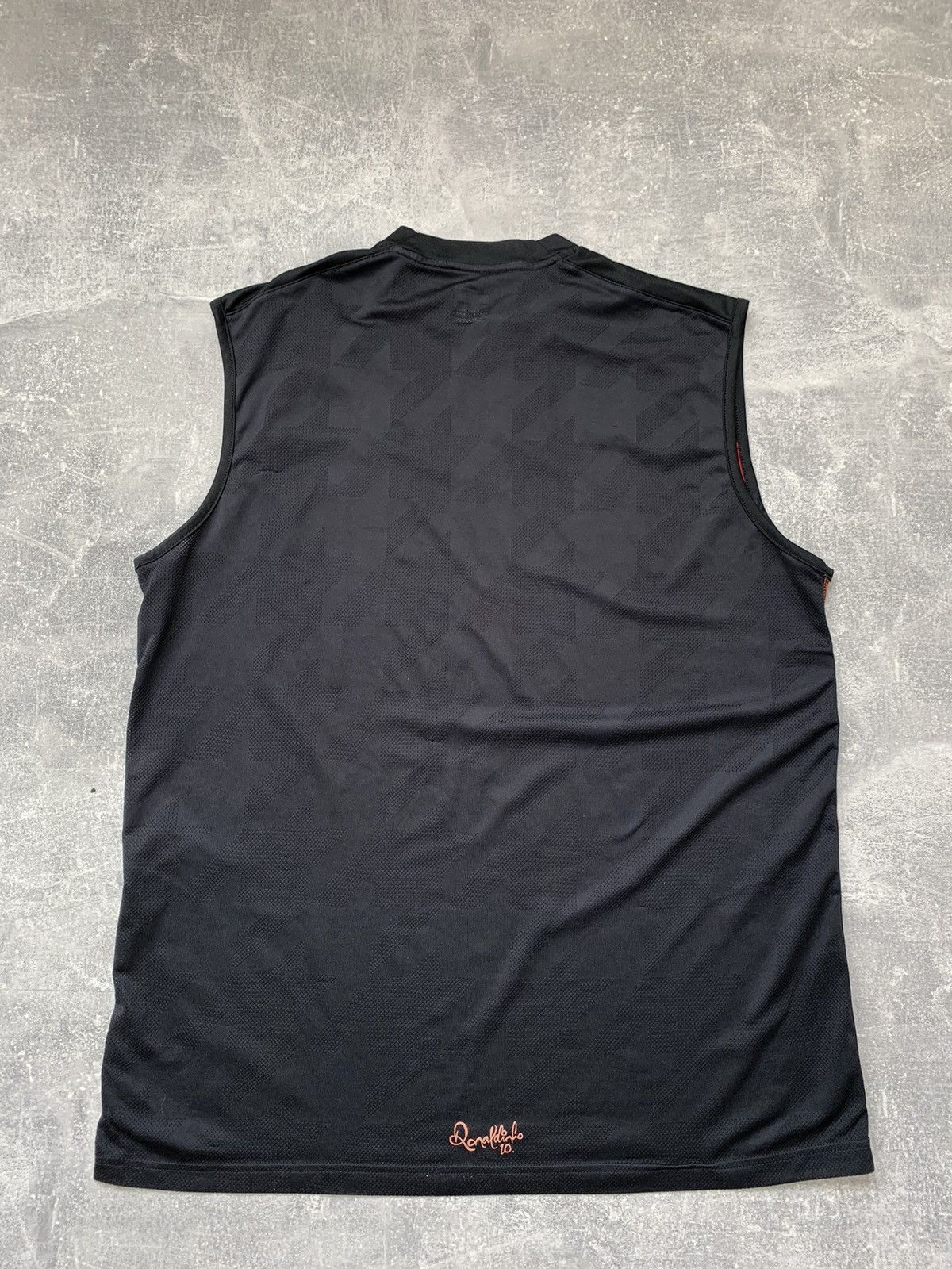 Nike × Vintage Nike Rare Ronaldinho 10 R, Vest Training Top Nikefit Black Size US L / EU 52-54 / 3 - 8 Thumbnail