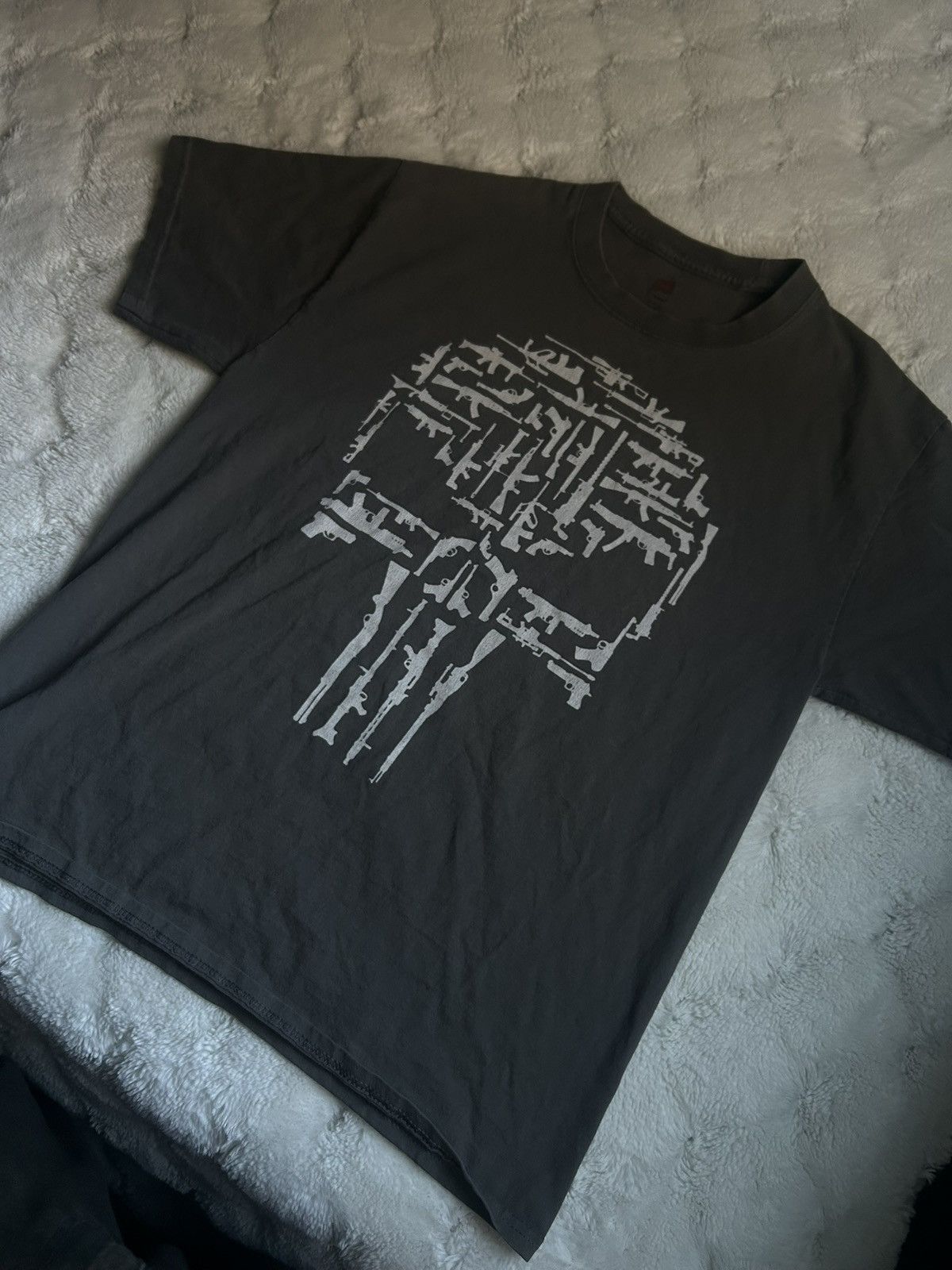 Japanese Brand × Vintage Gun Skull T-shirt Size US M / EU 48-50 / 2 - 1 Thumbnail