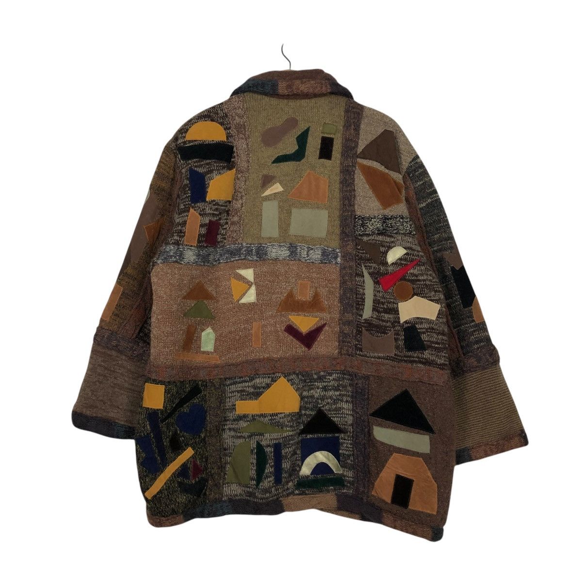 Japanese Brand × Vintage 🔥VINTAGE PATCHWORK DESIGN UNBRAND JACKET ISSEY MIYAKE Size US L / EU 52-54 / 3 - 10 Thumbnail