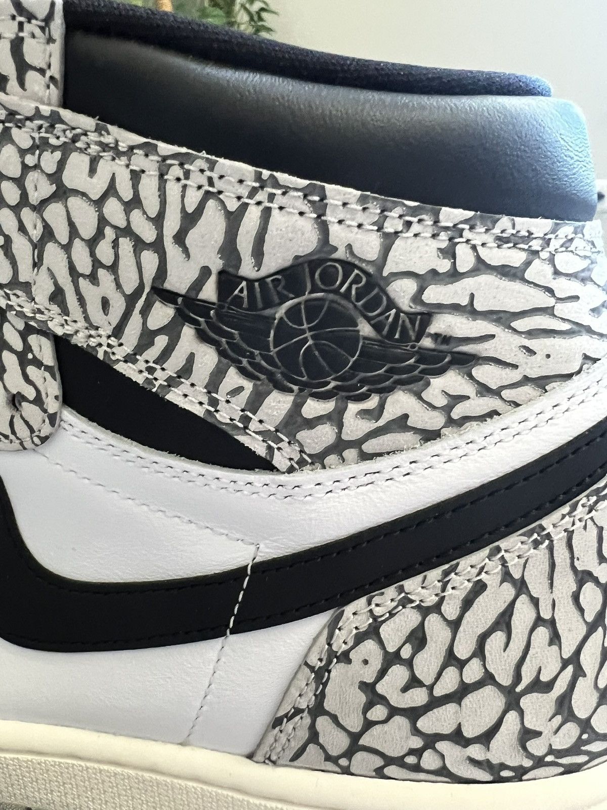 Nike Jordan 1 Retro High OG white cement Size US 12.5 / EU 45-46 - 3 Thumbnail