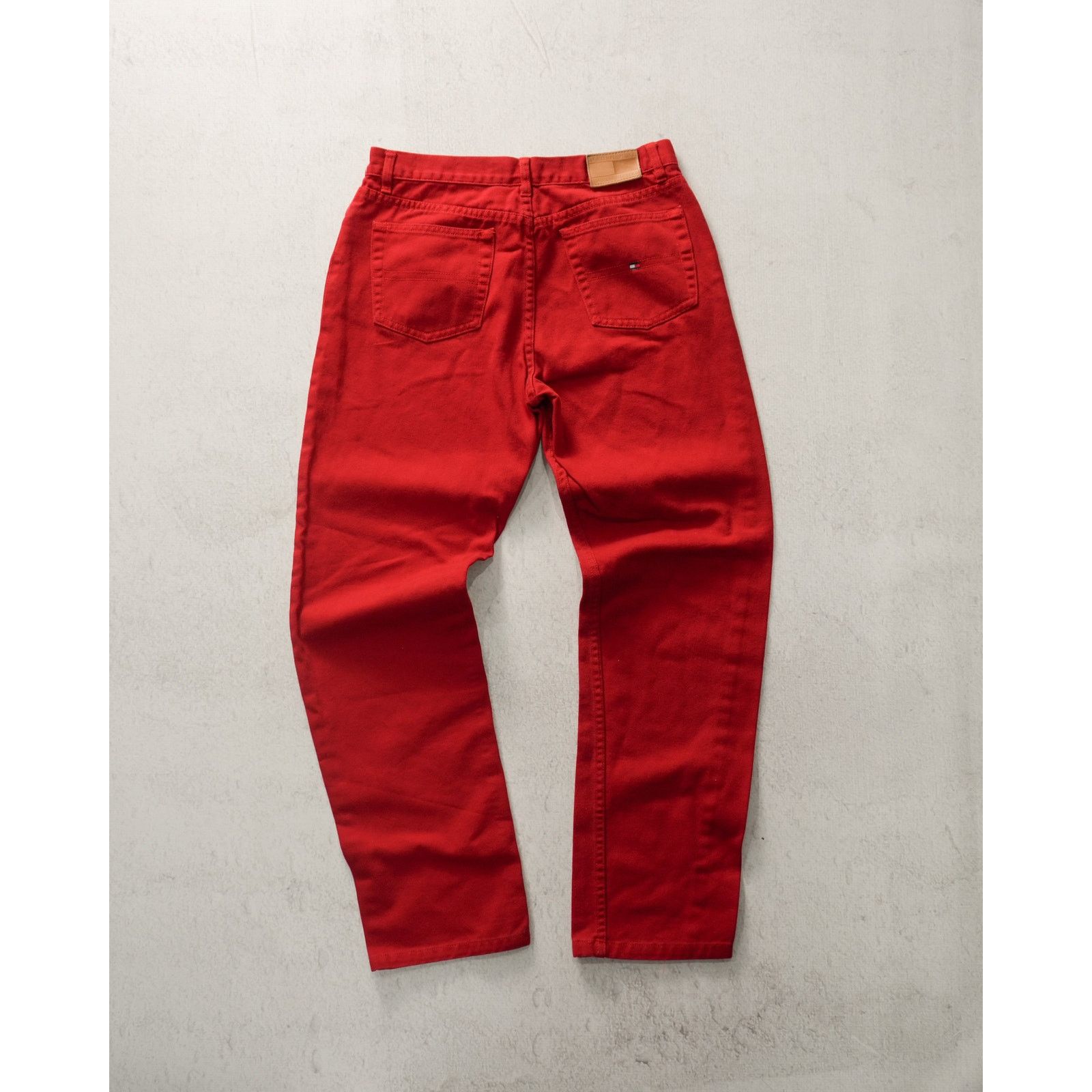 Tommy Hilfiger Vintage 00s Tommy Hilfiger Red Leg Jeans - Women's 31wx29l Size 31" - 2 Thumbnail