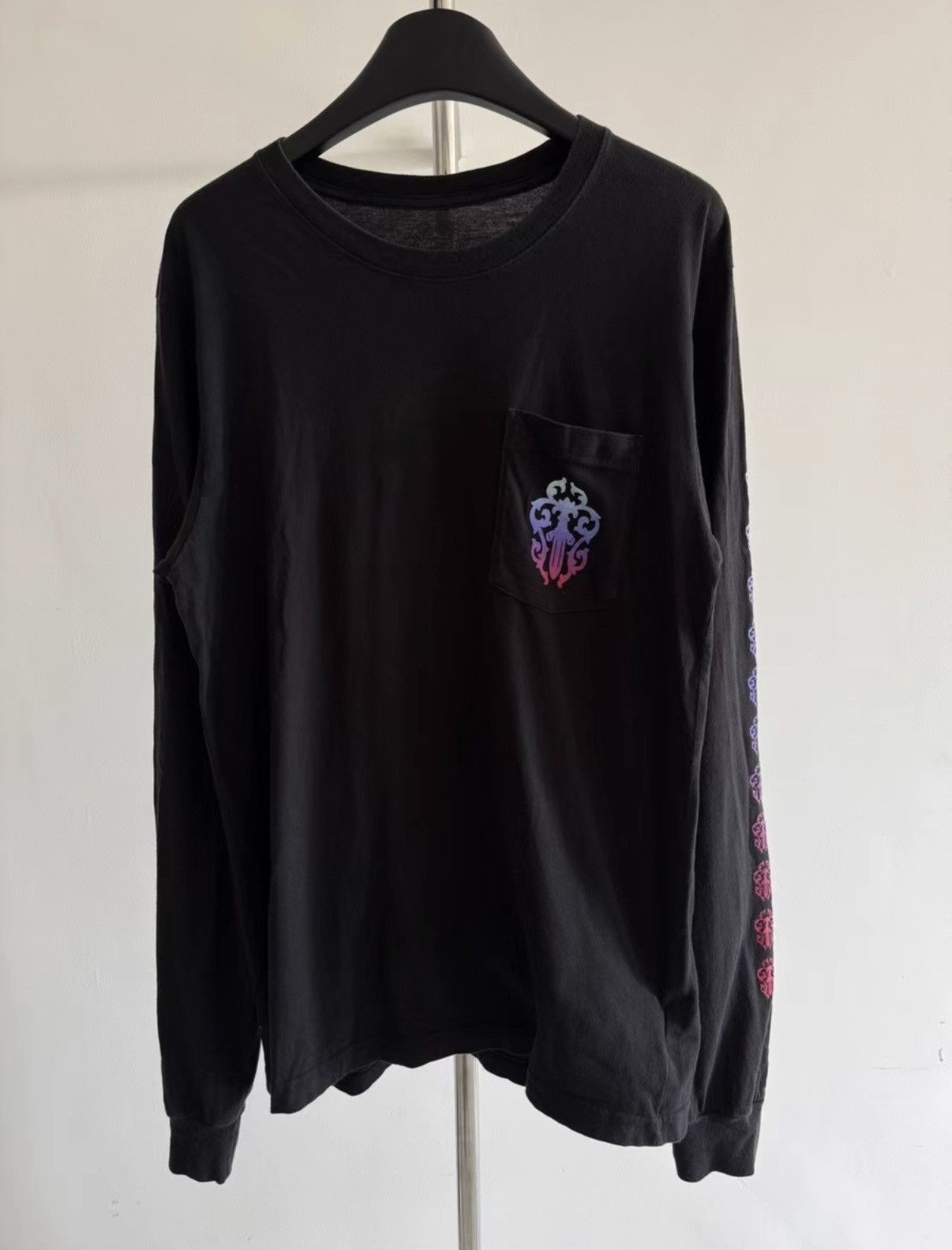 Chrome Hearts Chrome Hearts Color Gradient Sword Long Sleeve Tee Size US M / EU 48-50 / 2 - 2 Thumbnail