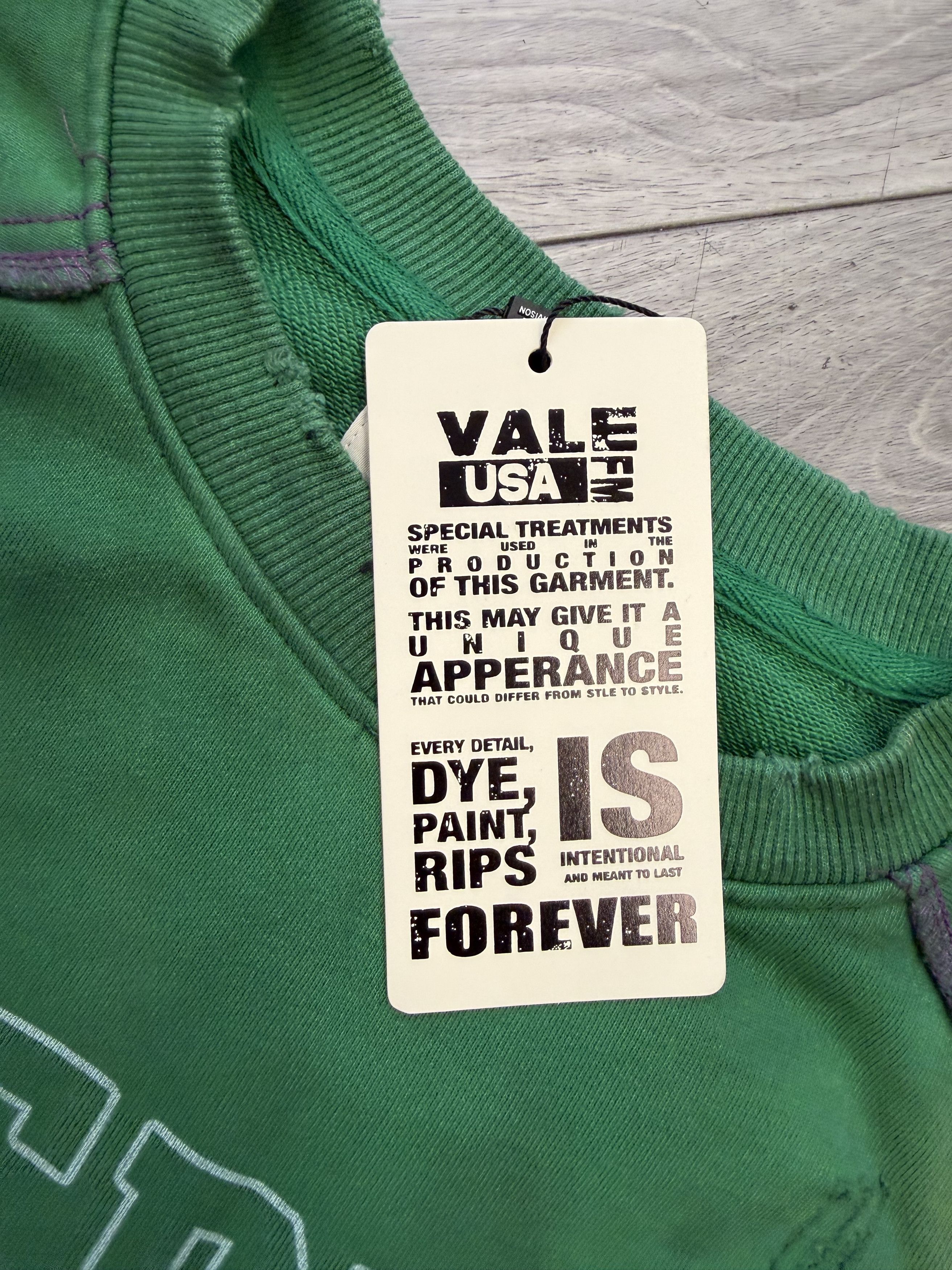 Vale Vale Forever Green Hot Breath Crewneck Sweater Size XL Size US XL / EU 56 / 4 - 4 Thumbnail