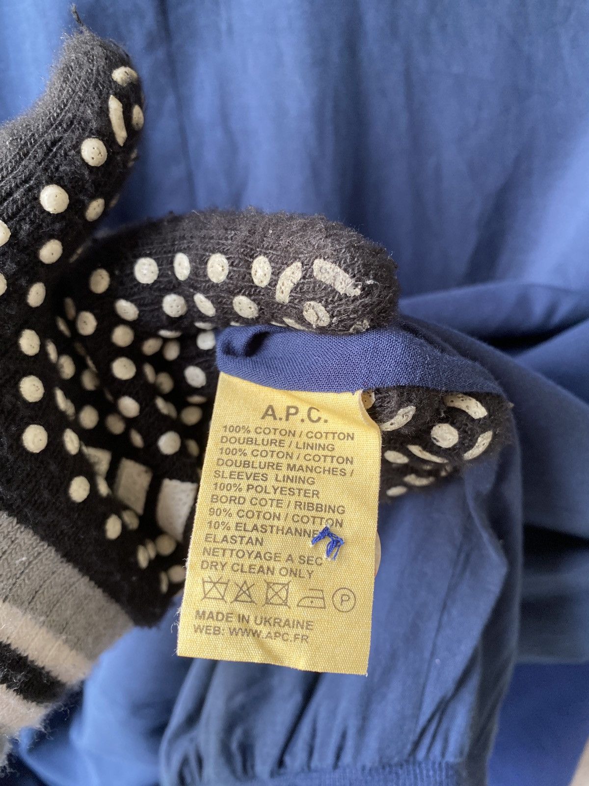 A.P.C. A.P.C Japan Button Hoodie Blue Jacket Size US M / EU 48-50 / 2 - 13 Thumbnail