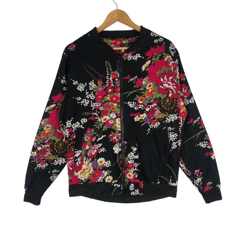 Japanese Brand × Vintage Vintage Mymstorm Floral Zipper Jacket Size M / US 6-8 / IT 42-44 - 1 Thumbnail