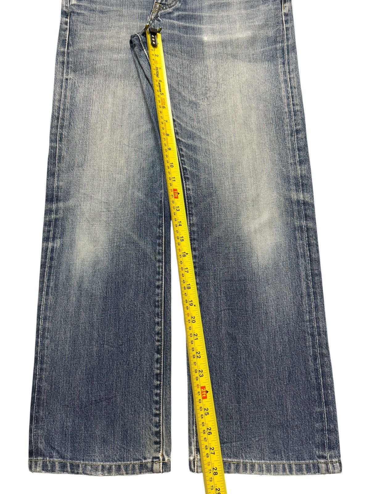 Uniqlo Vintage Japanese Uniqlo Blue Faded Wash Regular Straight Leg Size US 32 / EU 48 - 9 Thumbnail